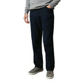 Navy - Front - Maine Mens Corduroy 5 Pockets Straight Trousers