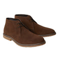 Chocolate - Front - Maine Mens Suede Chukka Boots