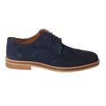 Navy - Back - Maine Mens Suede Brogues