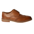 Tan - Back - Debenhams Mens Leather Brogues