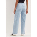 Light Wash - Back - Dorothy Perkins Womens-Ladies High Waist Wide Leg Jeans