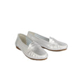 Silver - Front - Good For The Sole Womens-Ladies Nessa Leather Loafers