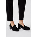 Natural Black - Front - Dorothy Perkins Womens-Ladies Lena Block Heel Loafers