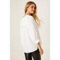 Ivory - Back - Dorothy Perkins Womens-Ladies Overhead Shirt