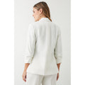 Cream - Back - Dorothy Perkins Womens-Ladies Ruched Blazer