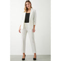 Cream - Pack Shot - Dorothy Perkins Womens-Ladies Ruched Blazer