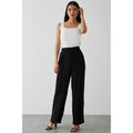 Black - Side - Dorothy Perkins Womens-Ladies Wide Leg Trousers