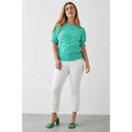 Green - Lifestyle - Dorothy Perkins Womens-Ladies Ditsy Print Shirred Top