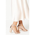 Rose Gold - Front - Dorothy Perkins Womens-Ladies Spark Sandals