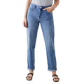 Mid Wash - Front - Dorothy Perkins Womens-Ladies Tall Boyfriend Jeans