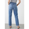 Mid Wash - Back - Dorothy Perkins Womens-Ladies Tall Boyfriend Jeans