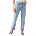 Light Wash - Front - Dorothy Perkins Womens-Ladies Tall Boyfriend Jeans