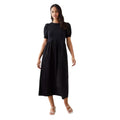 Black - Front - Dorothy Perkins Womens-Ladies Poplin Smock Midi Dress