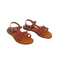 Tan - Front - Good For The Sole Womens-Ladies Megan Flexi Sole Sandals