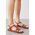 Tan - Lifestyle - Good For The Sole Womens-Ladies Megan Flexi Sole Sandals