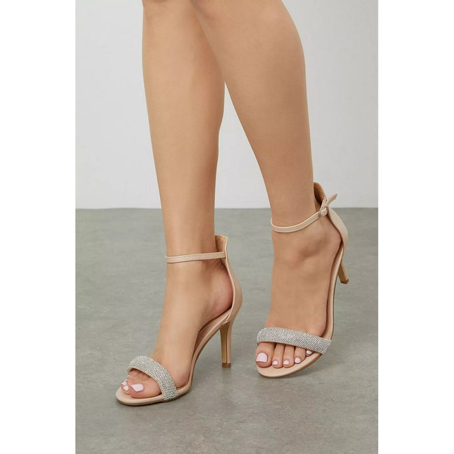 Blush kitten heel outlet sandals