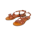 Tan - Front - Dorothy Perkins Womens-Ladies Felicity Twisted Flexi Sole Flat Sandals