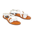 White - Front - Dorothy Perkins Womens-Ladies Felicity Twisted Flexi Sole Flat Sandals