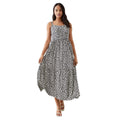 Monochrome - Front - Dorothy Perkins Womens-Ladies Spotted Tiered Midi Dress