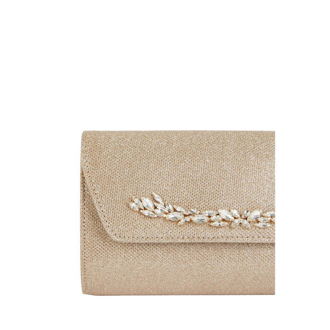 Dorothy perkins gold discount clutch