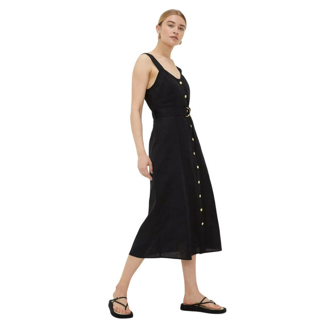 Dorothy Perkins Womens Ladies Strappy Button Through Midi Dress Discounts on great Brands