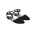 Black - Front - Dorothy Perkins Womens-Ladies Poppy Open Back Ballerina Flats