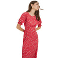 Red - Lifestyle - Dorothy Perkins Womens-Ladies Shirred Cuff Tall Midi Dress