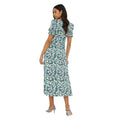 Multicoloured - Back - Dorothy Perkins Womens-Ladies Floral Sweetheart Midi Dress