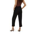 Black - Back - Dorothy Perkins Womens-Ladies Petite Slim Trousers