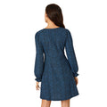 Blue - Back - Dorothy Perkins Womens-Ladies Spotted Petite Mini Dress