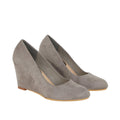 Grey - Front - Dorothy Perkins Womens-Ladies Duke Wedge Court Shoes