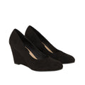 Natural Black - Front - Dorothy Perkins Womens-Ladies Duke Wedge Court Shoes