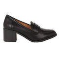 Black - Back - Dorothy Perkins Womens-Ladies Lora Heeled Loafers