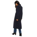 Navy - Back - Dorothy Perkins Womens-Ladies Maxi Single-Breasted Coat