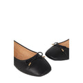 Black - Side - Dorothy Perkins Womens-Ladies Petra Square Toe Comfort Ballerina Flats