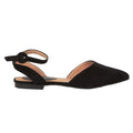 Natural Black - Back - Dorothy Perkins Womens-Ladies Poppy Open Back Wide Ballerina Flats