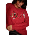 Red - Side - Dorothy Perkins Womens-Ladies Jolly Christmas Jumper