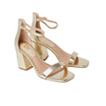 Gold - Front - Dorothy Perkins Womens-Ladies Safiya High Block Heel Sandals