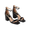 Black - Front - Dorothy Perkins Womens-Ladies Safiya High Block Heel Sandals