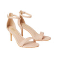 Blush - Front - Dorothy Perkins Womens-Ladies Tasha Barely There Stiletto Heel Sandals