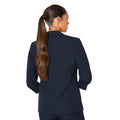 Navy - Back - Dorothy Perkins Womens-Ladies Ruched Blazer