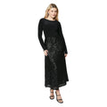 Black - Side - Dorothy Perkins Womens-Ladies Sequin Midi Skirt