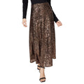 Gold - Front - Dorothy Perkins Womens-Ladies Sequin Midi Skirt