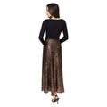 Gold - Back - Dorothy Perkins Womens-Ladies Sequin Midi Skirt