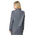 Grey Marl - Back - Dorothy Perkins Womens-Ladies Double-Breasted Boxy Blazer