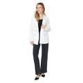 Ivory - Side - Dorothy Perkins Womens-Ladies Double-Breasted Seamed Blazer