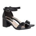 Black - Front - Dorothy Perkins Womens-Ladies Serenity Wide Medium Block Sandals