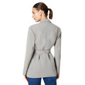 Taupe - Back - Dorothy Perkins Womens-Ladies D-Ring Double Breasted Coat