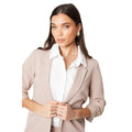 Stone - Side - Dorothy Perkins Womens-Ladies Petite Ruched Blazer