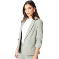 Sage - Side - Dorothy Perkins Womens-Ladies Petite Ruched Blazer